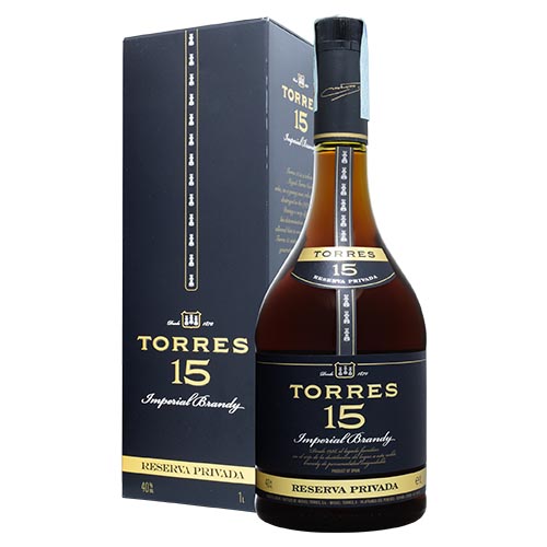BRANDY TORRES 15 YO 1 LITRO
