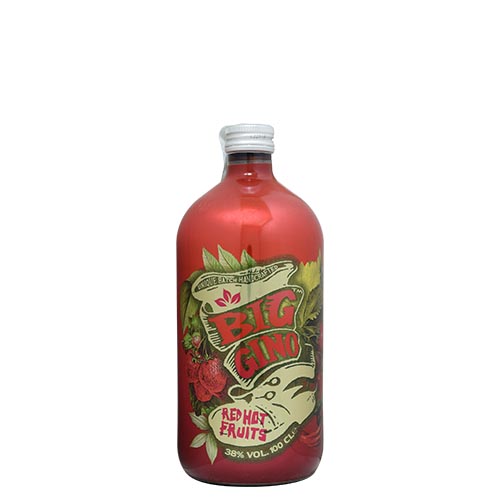 GIN BIG GINO RED HOT FRUITS 1 LITRO
