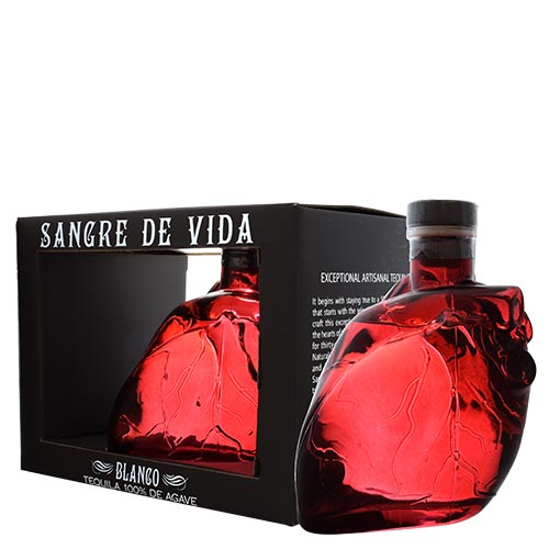 TEQUILA SANGRE DE VIDA BLANCO EL CORAZON
