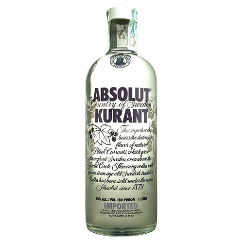 VODKA ABSOLUT KURANT 1 LITRO