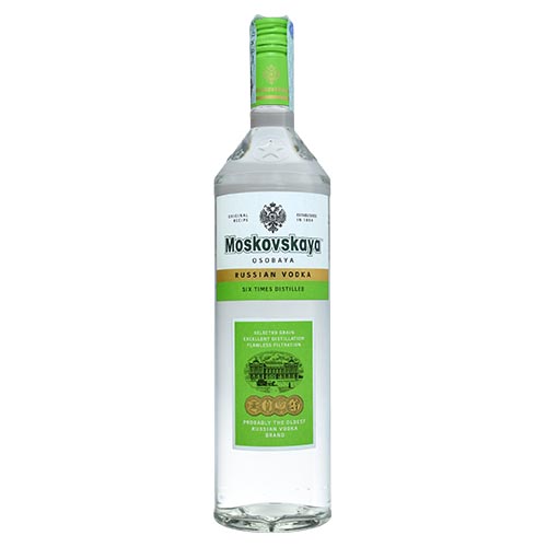 VODKA MOSKOVSKAYA 1 LITRO