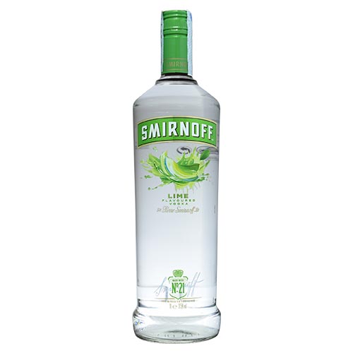 VODKA SMIRNOFF LIME 1 LITRO
