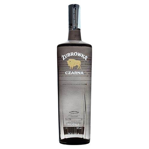 VODKA ZUBROWKA CZARNA 1 LITRO