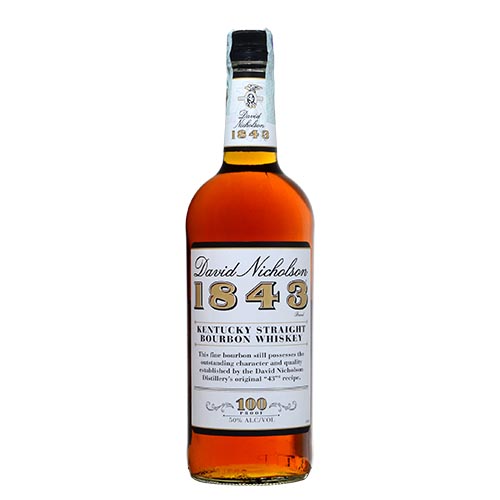 BOURBON WHISKEY DAVID NICHOLSON 1843 1 LITRO