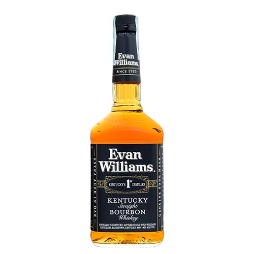 BOURBON WHISKEY EVAN WILLIAMS BLACK 1 LITRO