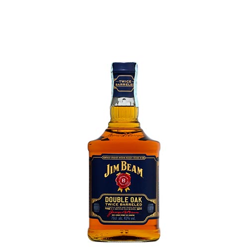 BOURBON WHISKEY JIM BEAM DOUBLE OAK 70CL