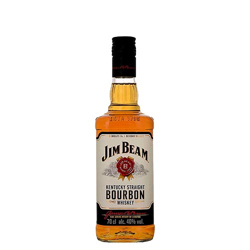 BOURBON WHISKEY JIM BEAM WHITE LABEL 70CL