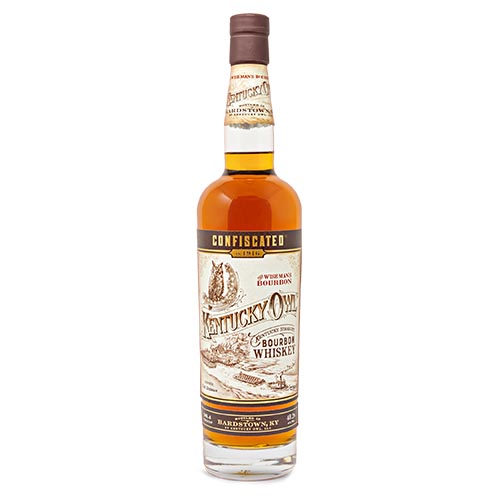 BOURBON WHISKEY KENTUCKY OWL CONFISCATED 70CL
