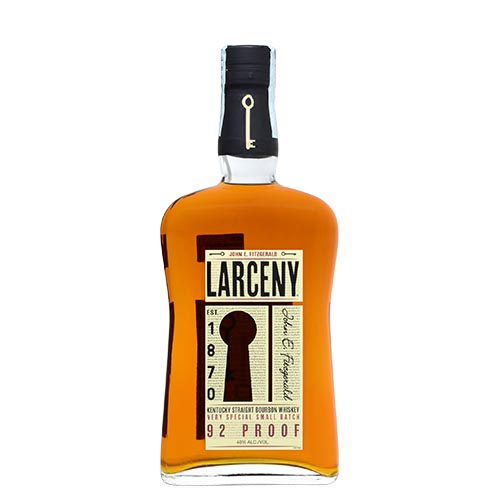 BOURBON WHISKEY LARCENY 92 PROOF 1 LITRO