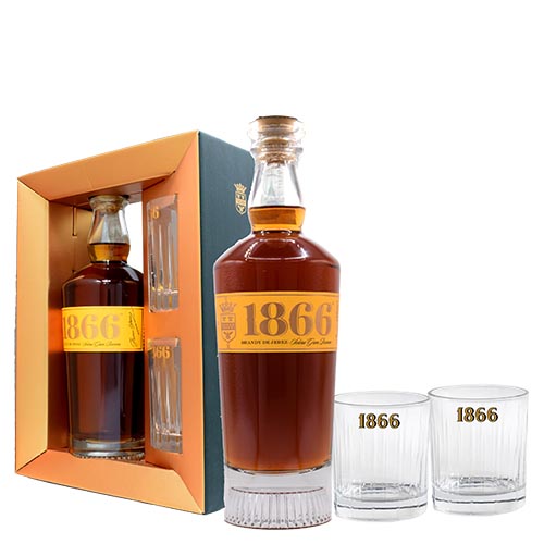 GIFT BRANDY 1866 GRAN RESERVA