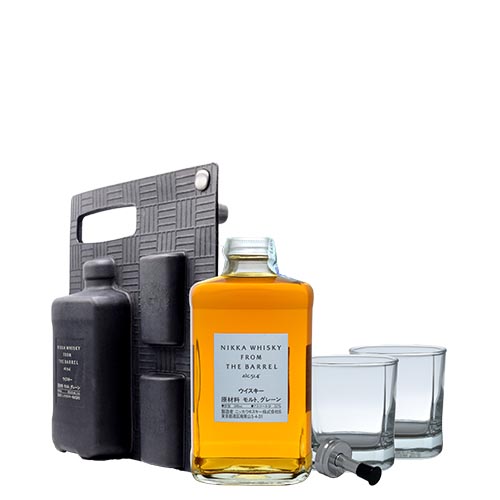 GIFT JAPANESE WHISKY NIKKA FROM THE BARREL + 2 BICCHIERI