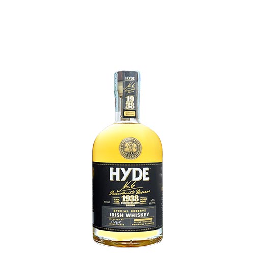 IRISH WHISKEY HYDE N. 6 1938 PRESIDENT'S RESERVE 70CL