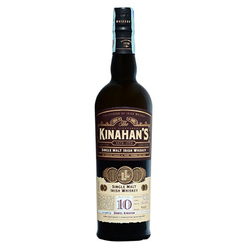 IRISH WHISKEY KINAHAN'S 10 YO SINGLE MALT 70CL