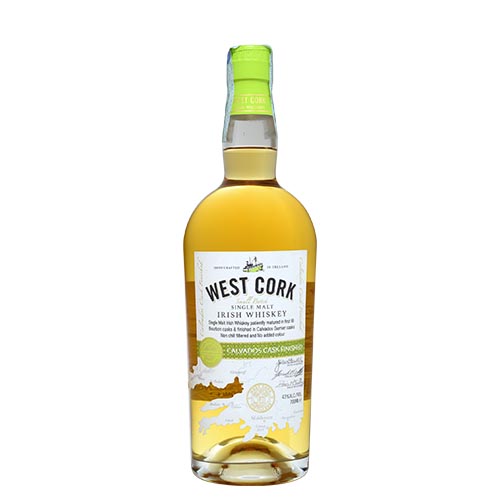 IRISH WHISKEY WEST CORK CALVADOS CASK 70CL
