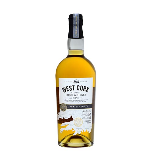 IRISH WHISKEY WEST CORK CASK STRENGTH 70CL