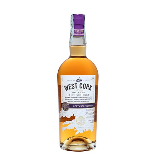 IRISH WHISKEY WEST CORK PORT CASK 70CL