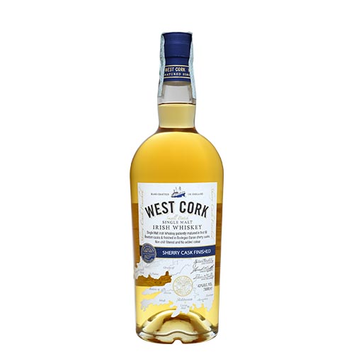 IRISH WHISKEY WEST CORK SHERRY CASK 70CL