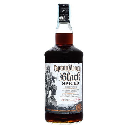 RUM CAPTAIN MORGAN BLACK SPICED 1 LITRO
