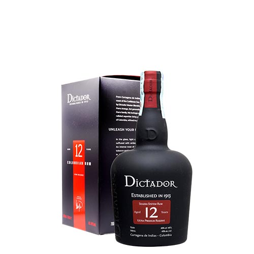 RUM DICTADOR 12 YO 70CL CON ASTUCCIO