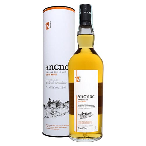 SCOTCH WHISKY AN CNOC 12 YO 70CL