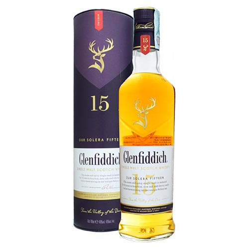 SCOTCH WHISKY GLENFIDDICH 15YO SOLERA 70CL