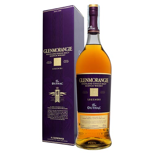 SCOTCH WHISKY GLENMORANGIE LEGENDS THE DUTHAC 1 LITRO