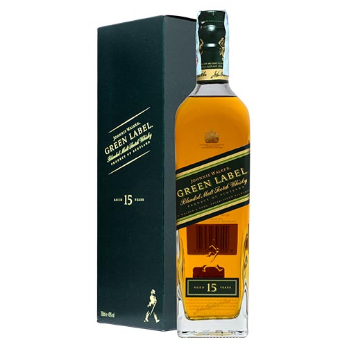 SCOTCH WHISKY JOHNNIE WALKER 15 YO GREEN LABEL 70CL