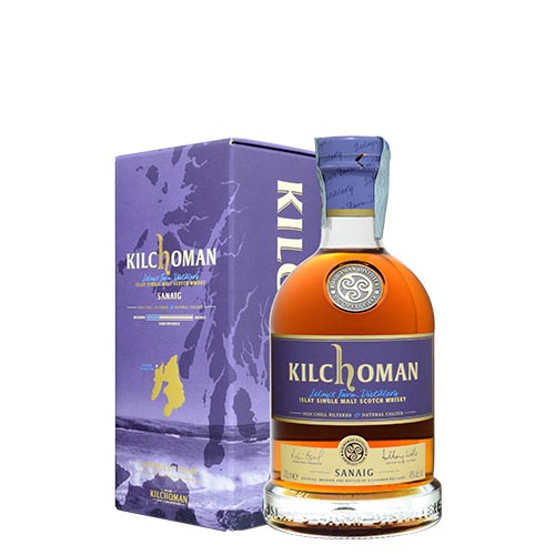 SCOTCH WHISKY KILCHOMAN SANAIG SINGLE MALT 70CL