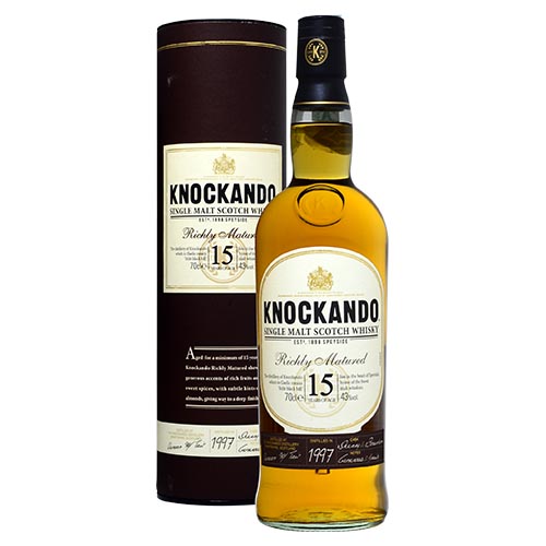 SCOTCH WHISKY KNOCKANDO 15 YO 70CL