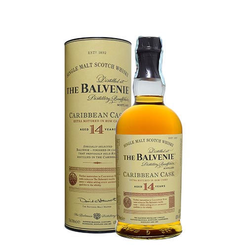 SCOTCH WHISKY THE BALVENIE 14 YO CARIBBEAN CASK 70CL