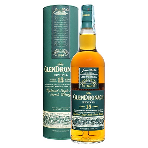 SCOTCH WHISKY THE GLENDRONACH 15 YO 70CL