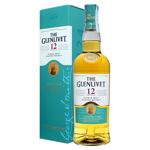 SCOTCH WHISKY THE GLENLIVET 12 YO DOUBLE OAK 70CL