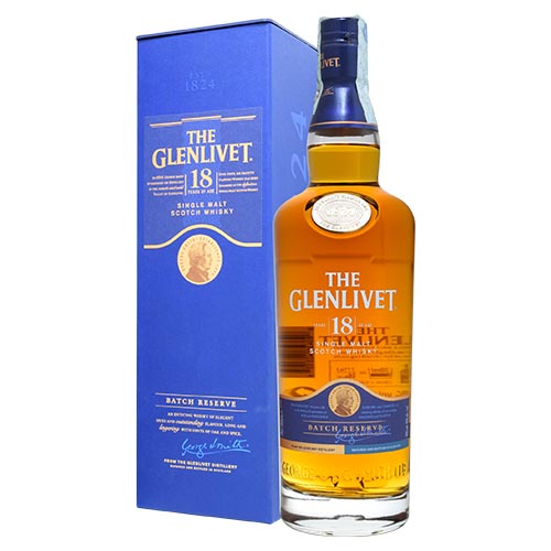 SCOTCH WHISKY THE GLENLIVET 18 YO 70CL