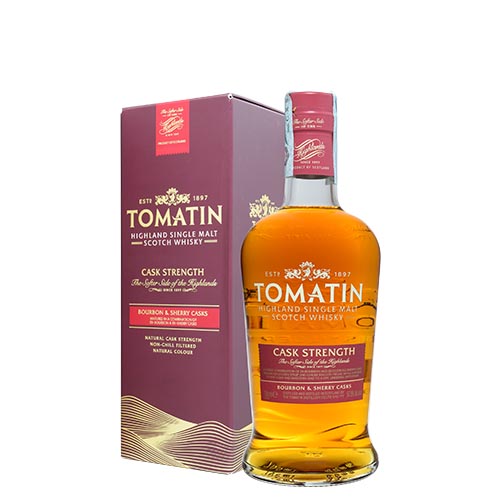 SCOTCH WHISKY TOMATIN CASK STRENGTH 70CL