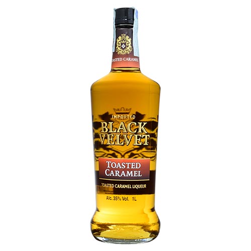 LIQUORE BLACK VELVET TOASTED CARAMEL 1 LITRO