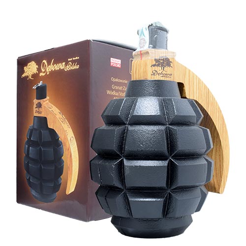 GIFT VODKA DEBOWA BOMBA A MANO 70CL