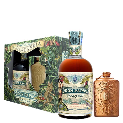 GIFT RUM DON PAPA BAROKO + FIASCHETTA