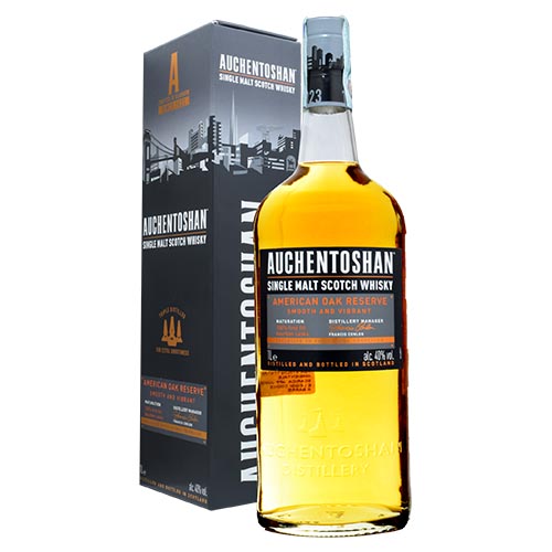 SCOTCH WHISKY AUCHENTOSHAN AMERICAN OAK 1 LITRO