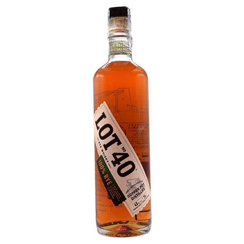 AMERICAN RYE WHISKY LOT 40 70CL
