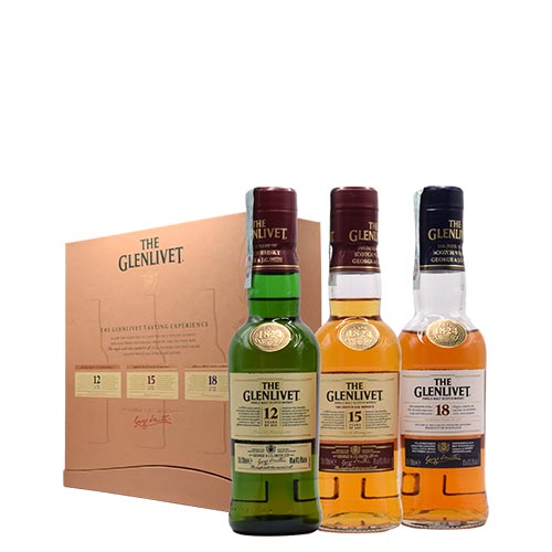 SCOTCH WHISKY THE GLENLIVET TASTING EXPERIENCE 20CL