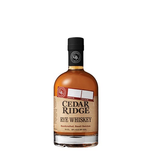 AMERICAN RYE WHISKEY CEDAR RIDGE 70CL