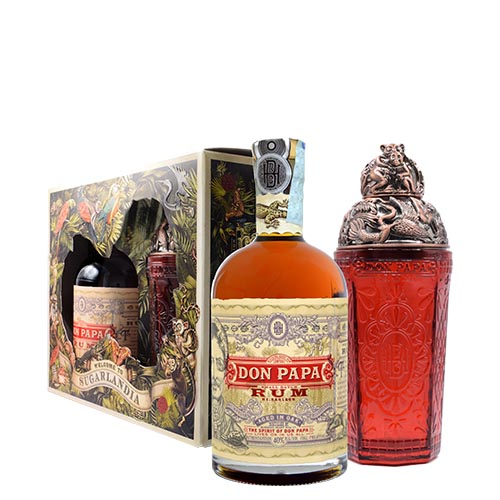GIFT RUM DON PAPA 7YO CON SHAKER