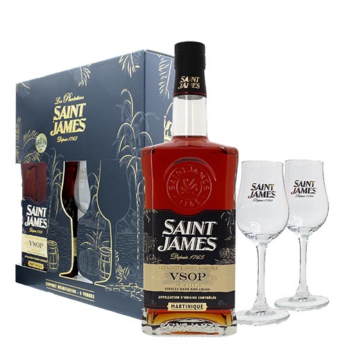 GIFT RUM SAINT JAMES VSOP