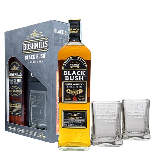GIFT IRISH WHISKY BUSHMILLS BLACK BUSH