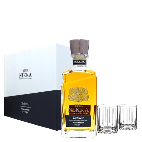 GIFT JAPANESE WHISKY NIKKA TAILORED + 2 BICCHIERI