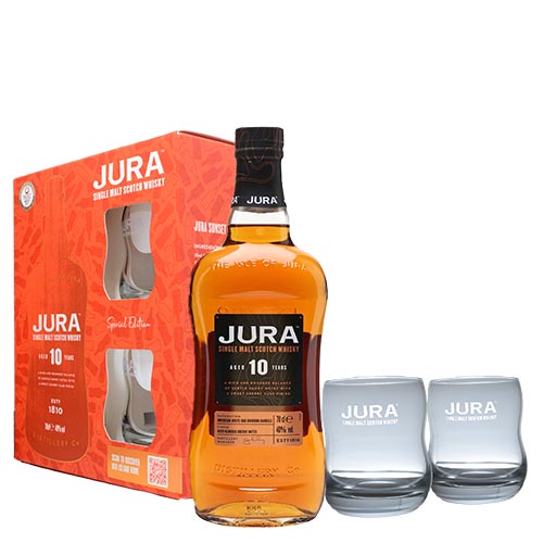 GIFT SCOTCH WHISKY JURA 10YO