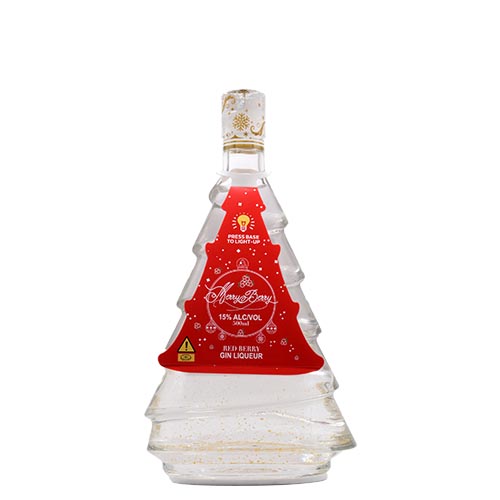 GIFT GIN CHRISTMAS TREE RED BERRY 50CL
