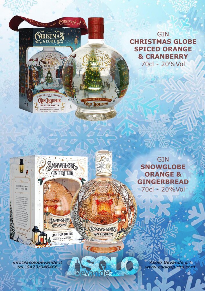 Gin Christmas Globe & Gin Snowglobe
