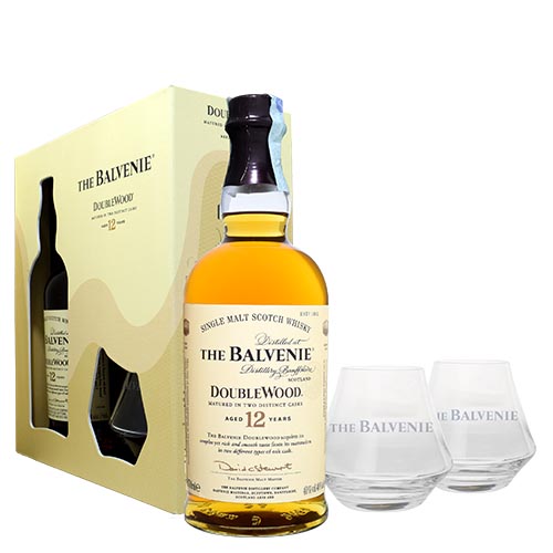 GIFT SCOTCH WHISKY THE BALVENIE 12YO DOUBLEWOOD