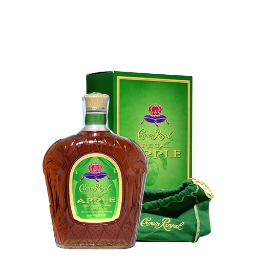 CANADIAN WHISKY CROWN ROYAL APPLE 1 LITRO